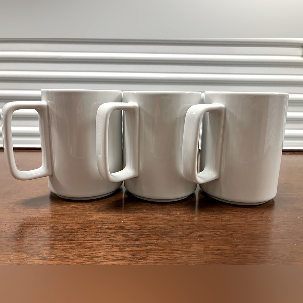 E-liu Porcelain Coffee-Tea Mugs Set of 3